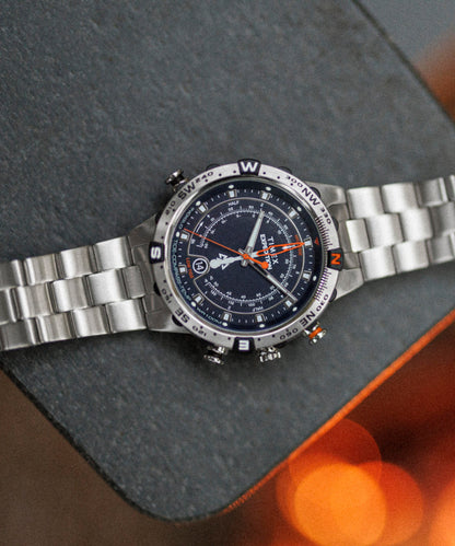 Timex Expedition Tide-Temp-Compass 45mm Stainless Steel Bracelet Watch
