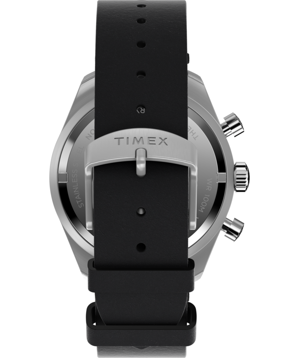 Timex Waterbury Chronograph 41mm Leather Strap Watch