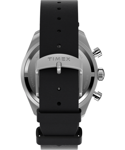 Timex Waterbury Chronograph 41mm Leather Strap Watch