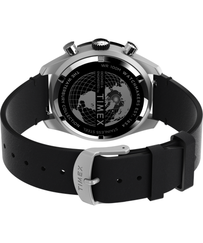 Timex Waterbury Chronograph 41mm Leather Strap Watch
