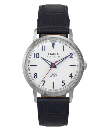 Timex Marlin America 250 34mm Leather Strap Watch