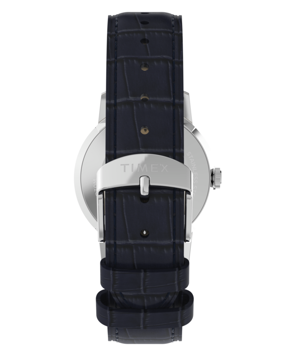 Timex Marlin America 250 34mm Leather Strap Watch
