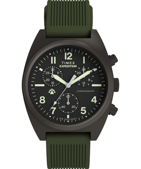 Timex Expedition Capstone Chronograph 41mm Silicone Strap Watch