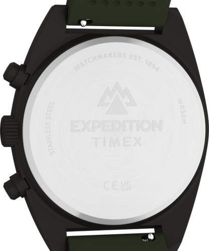 Timex Expedition Capstone Chronograph 41mm Silicone Strap Watch