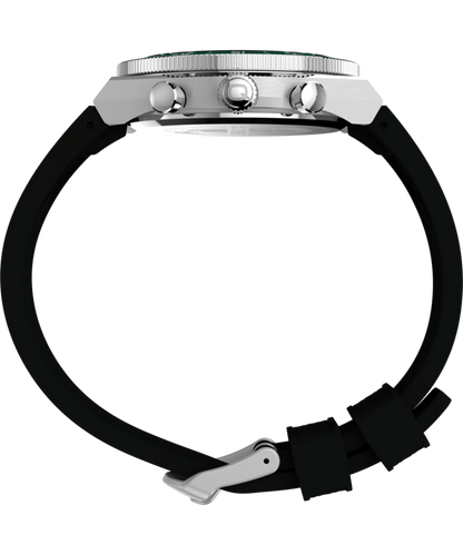 Timex Q Timex Continental Chronograph 40mm Synthetic Rubber Strap Watch