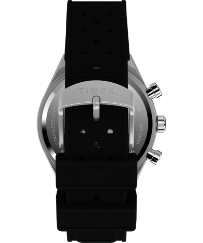 Timex Q Timex Continental Chronograph 40mm Synthetic Rubber Strap Watch