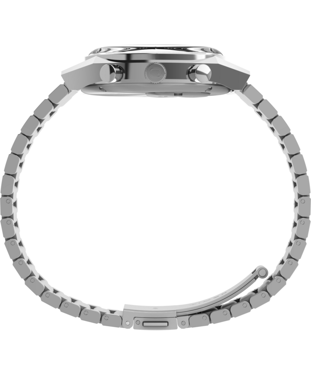 Timex Q Timex Falcon Eye Chronograph 40mm Stainless Steel Bracelet Watch