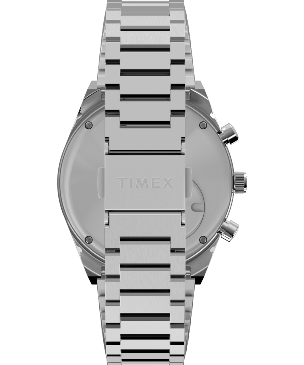 Timex Q Timex Falcon Eye Chronograph 40mm Stainless Steel Bracelet Watch