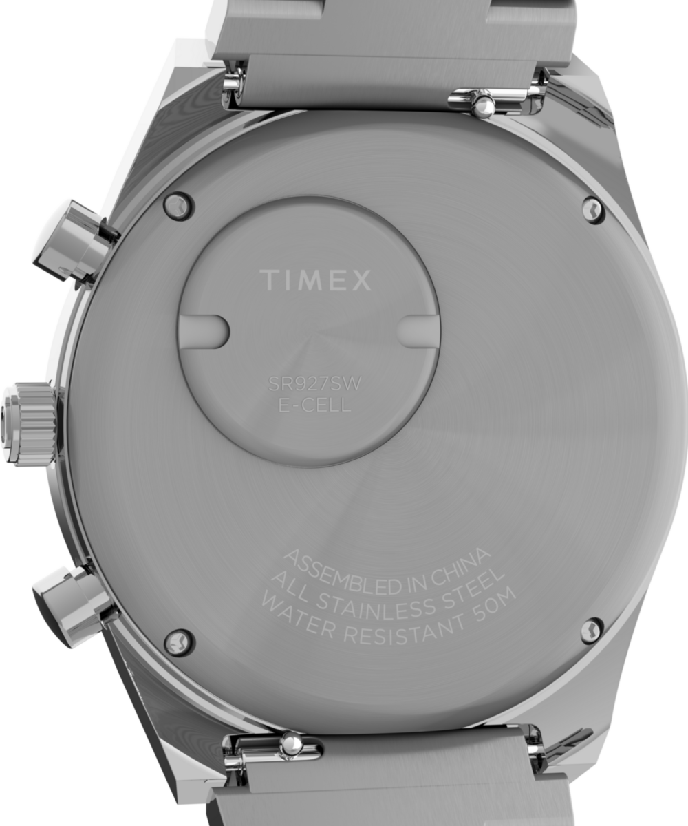 Timex Q Timex Falcon Eye Chronograph 40mm Stainless Steel Bracelet Watch