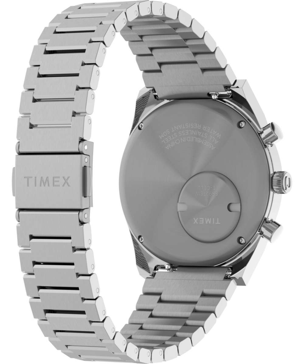 Timex Q Timex Falcon Eye Chronograph 40mm Stainless Steel Bracelet Watch