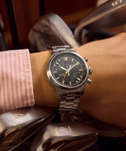 Timex Waterbury Ace Fly-Back Chronograph 43mm Stainless Steel Bracelet Watch