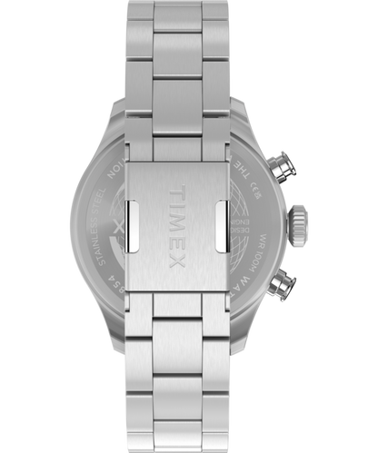 Timex Waterbury Ace Fly-Back Chronograph 43mm Stainless Steel Bracelet Watch