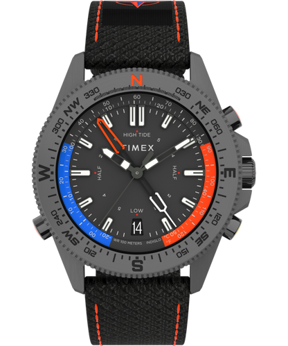 Timex Expedition Tide-Temp-Compass 43mm Eco-Friendly Fabric Strap Watch