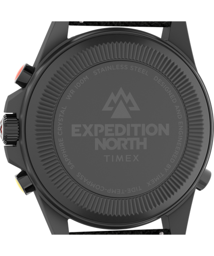 Timex Expedition Tide-Temp-Compass 43mm Eco-Friendly Fabric Strap Watch
