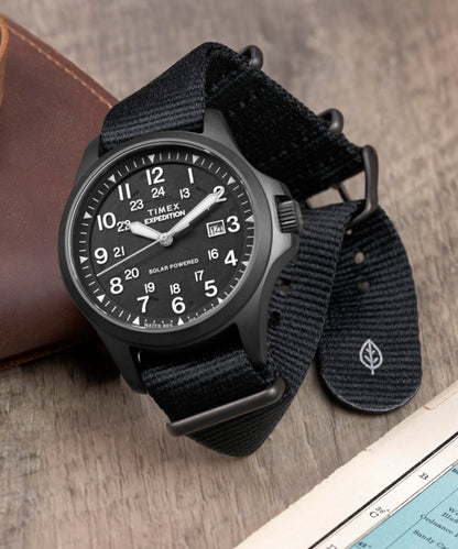Timex Expedition Field Post Solar 41mm Eco-Conscious Fabric Strap Watch