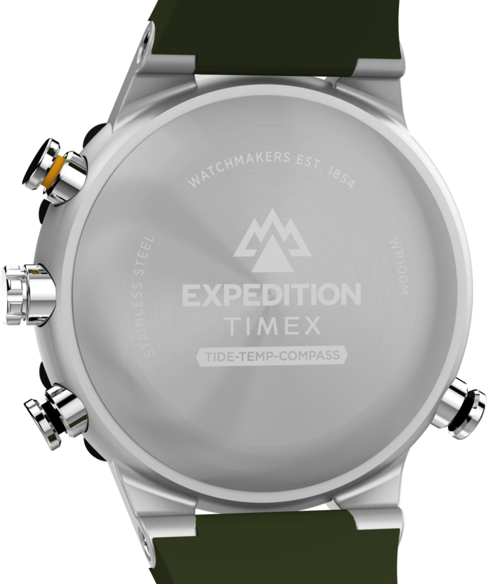 Timex Expedition Tide-Temp-Compass 45mm Silicone Strap Watch