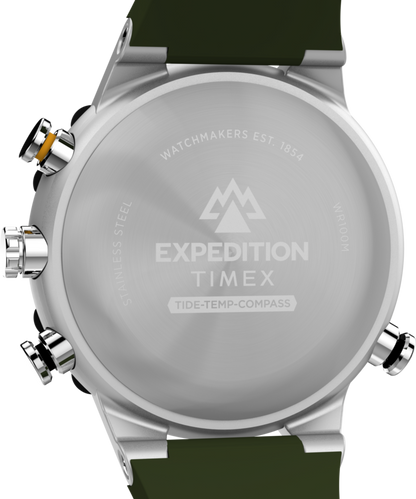 Timex Expedition Tide-Temp-Compass 45mm Silicone Strap Watch