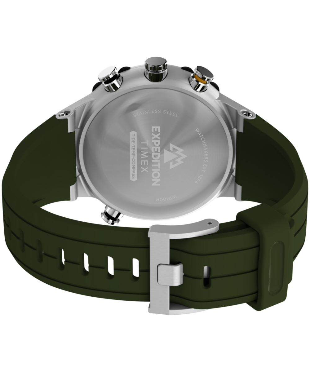 Timex Expedition Tide-Temp-Compass 45mm Silicone Strap Watch