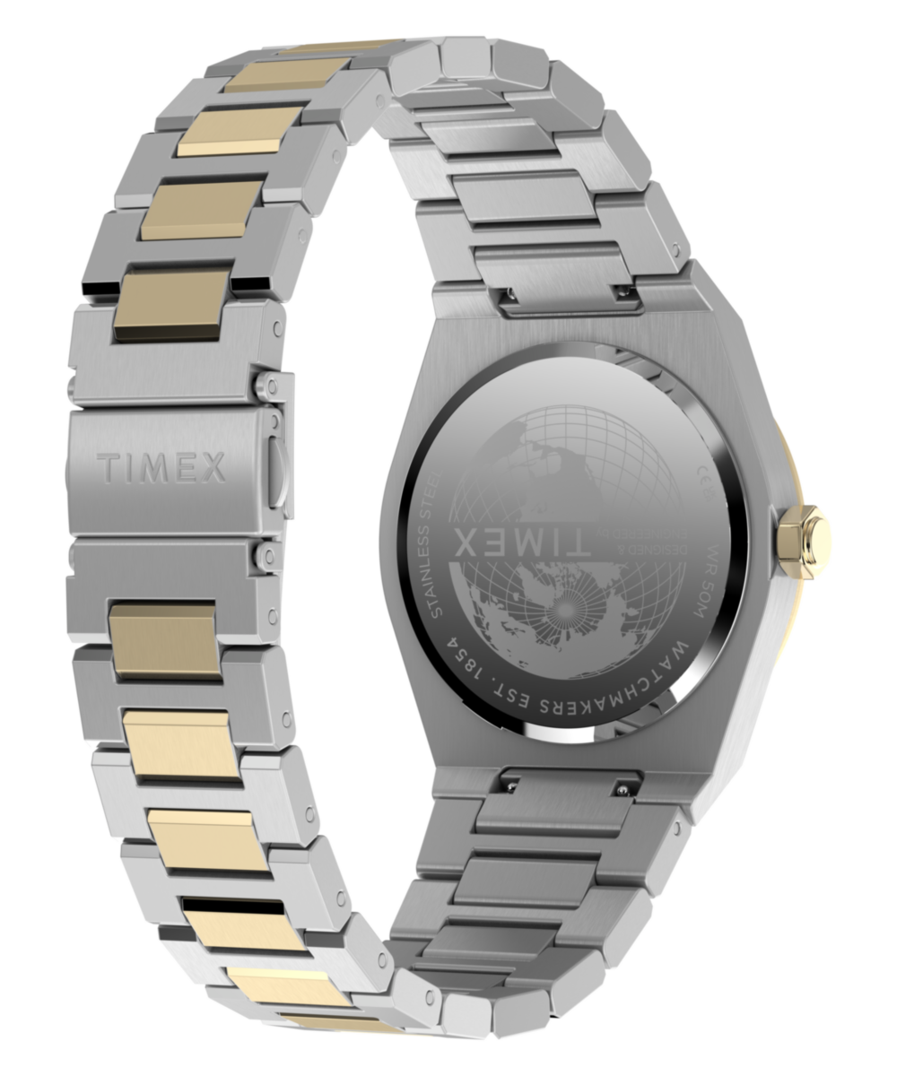 Timex Q Timex Marbella 40.5mm Stainless Steel Bracelet Watch