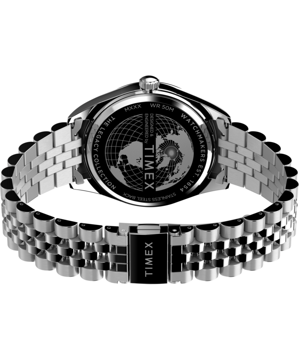 Timex Timex Legacy Day and Date 41mm Stainless Steel Bracelet Watch