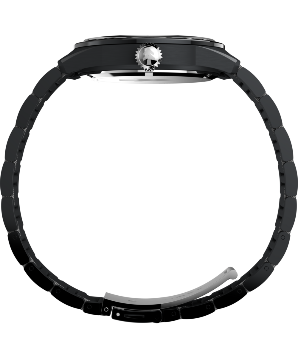 Timex Huckberry x Timex 1979 Black Max 41mm Stainless Steel Bracelet Watch