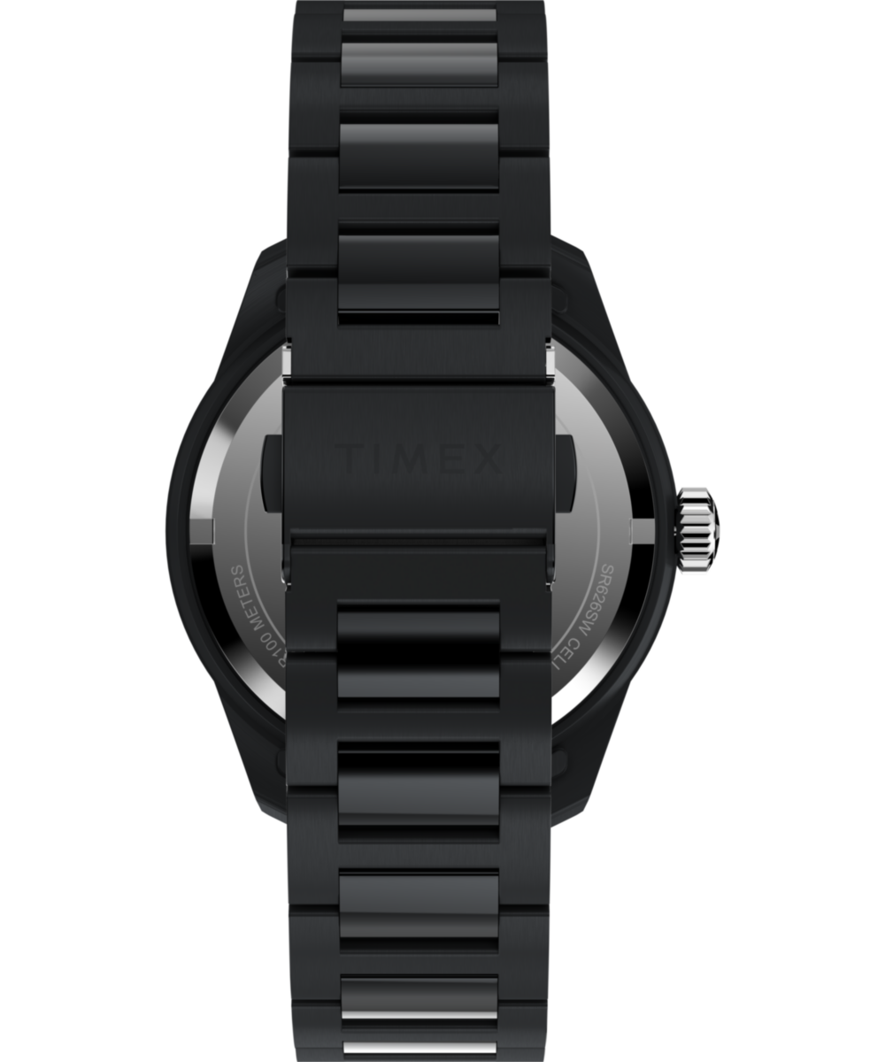 Timex Huckberry x Timex 1979 Black Max 41mm Stainless Steel Bracelet Watch