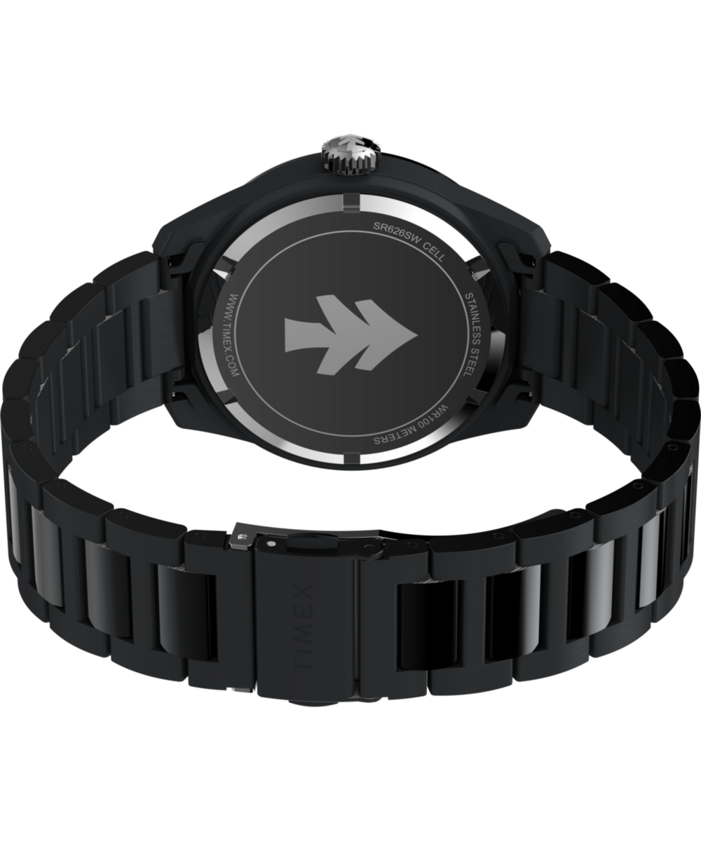 Timex Huckberry x Timex 1979 Black Max 41mm Stainless Steel Bracelet Watch