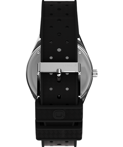 Timex Q Timex GMT 38mm Synthetic Rubber Strap Watch