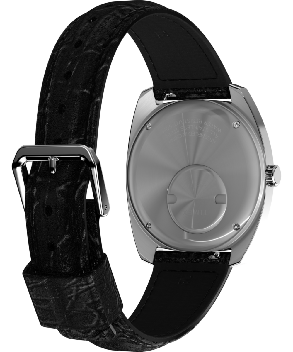 Timex Q Timex 1978 Day/Date 37.5mm Leather Strap Watch