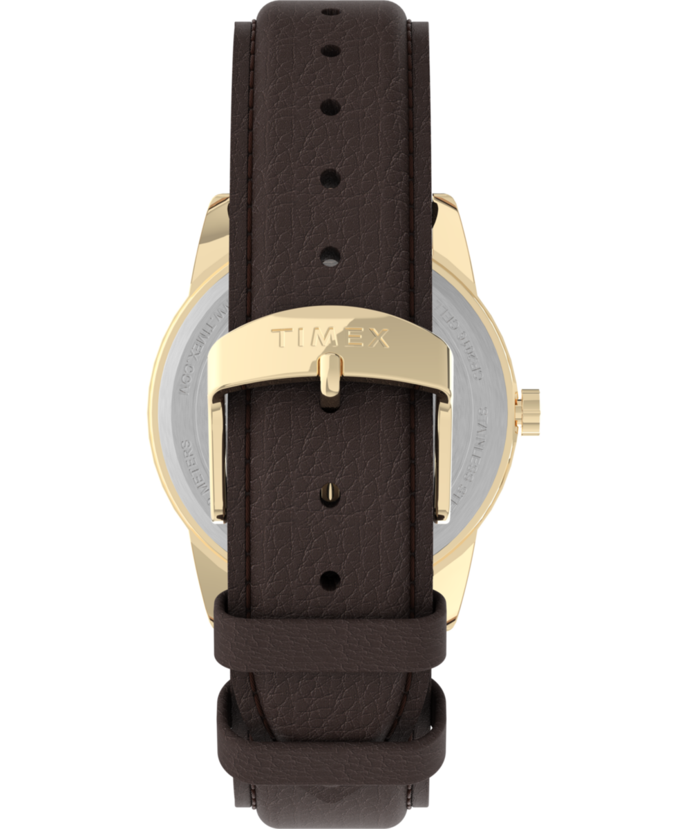 Timex Easy Reader 38mm Leather Strap Watch
