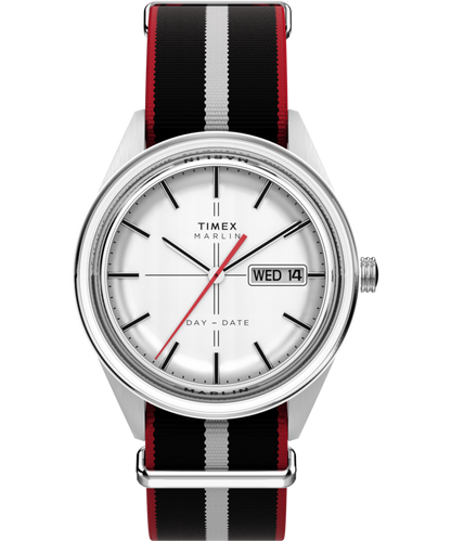 Timex Marlin Jet Quartz 38mm Fabric Strap Watch