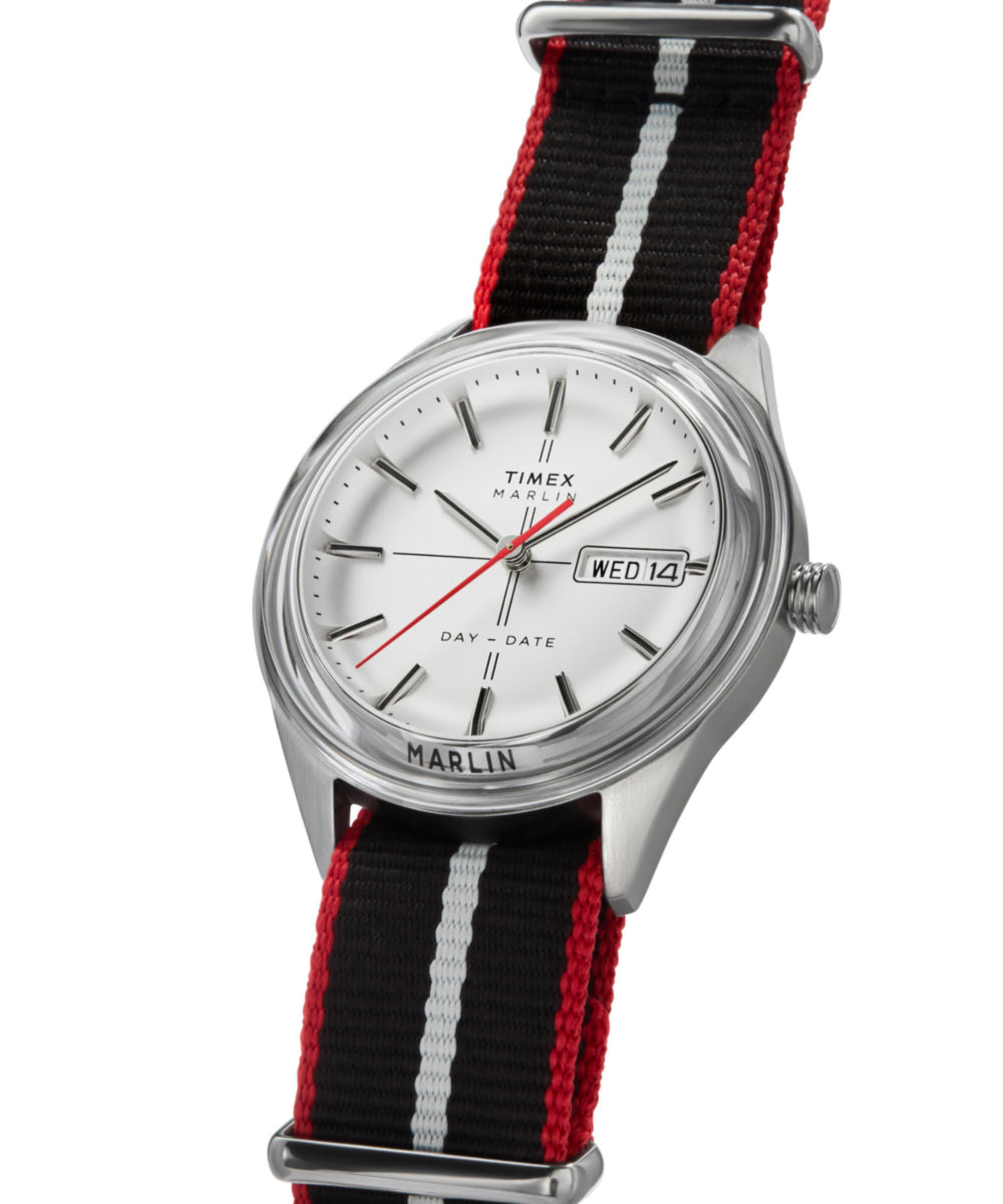 Timex Marlin Jet Quartz 38mm Fabric Strap Watch