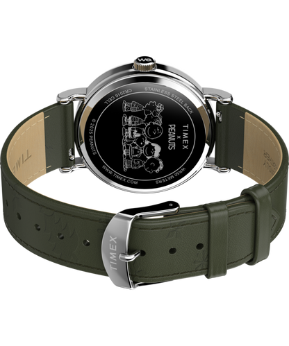 Timex Peanuts x Timex Weekender Holiday Dial 40mm Leather Strap Watch