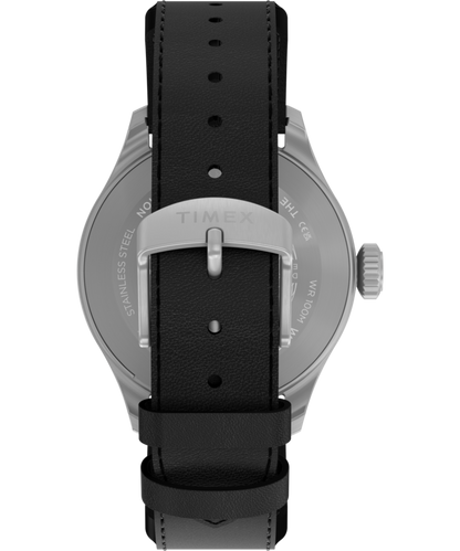 Timex Waterbury Ace 41mm Leather Strap Watch