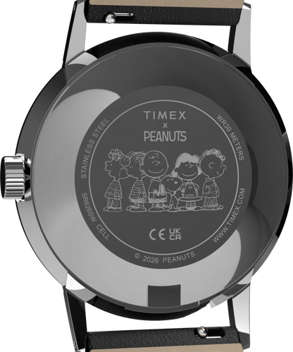 Timex Peanuts x Timex Marlin Pickleball 38mm Leather Strap Watch