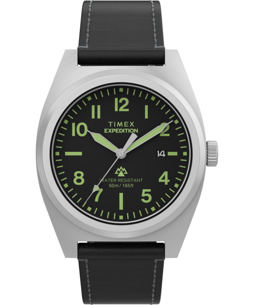 Timex Expedition Capstone 39mm Eco-Friendly Leather Strap Watch