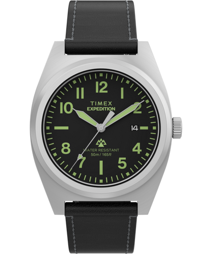 Timex Expedition Capstone 39mm Eco-Friendly Leather Strap Watch