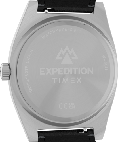 Timex Expedition Capstone 39mm Eco-Friendly Leather Strap Watch