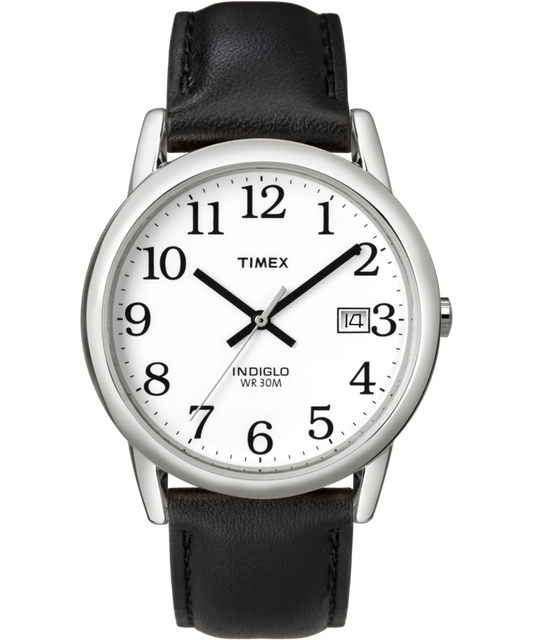 Timex Easy Reader 35mm Leather Strap Watch