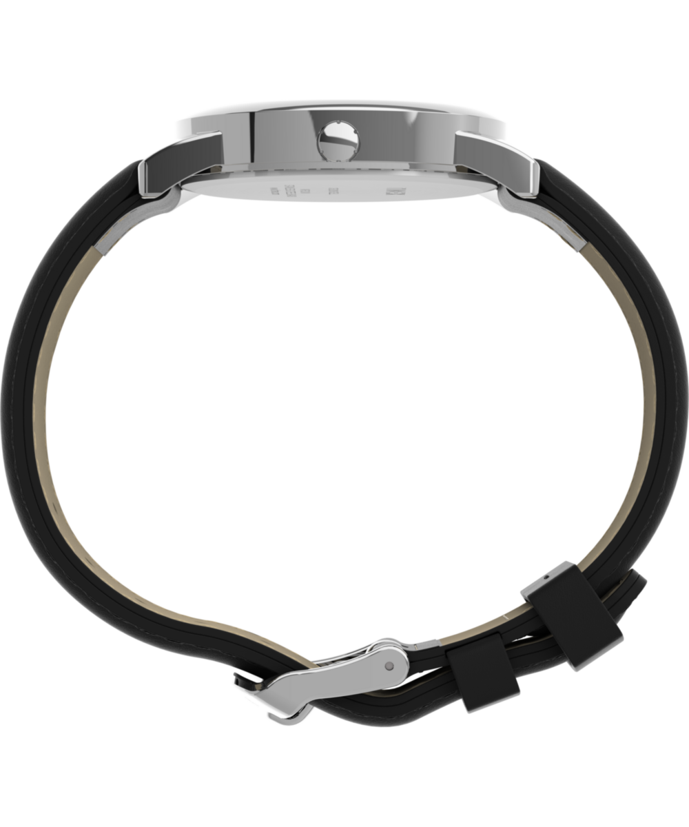 Timex Easy Reader 35mm Leather Strap Watch