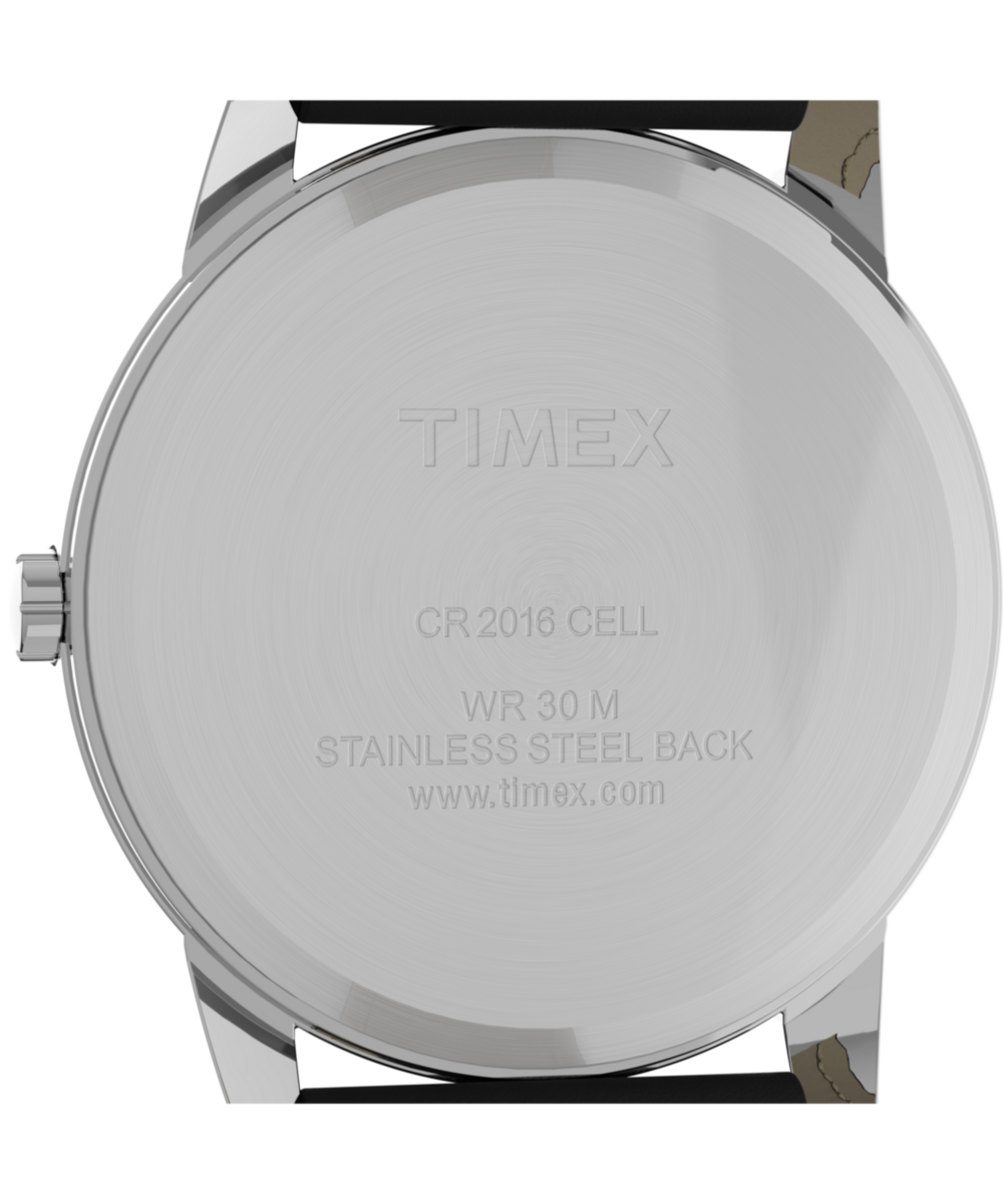 Timex Easy Reader 35mm Leather Strap Watch