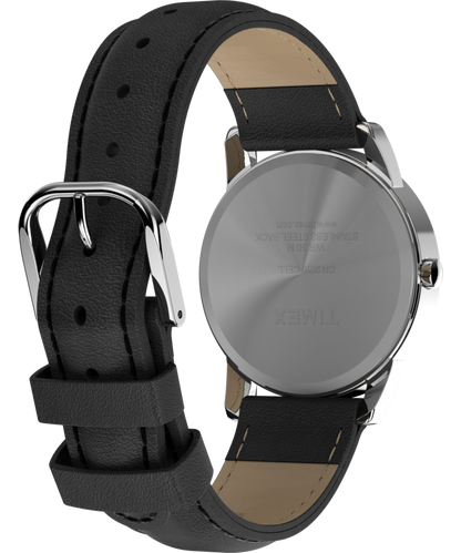 Timex Easy Reader 35mm Leather Strap Watch