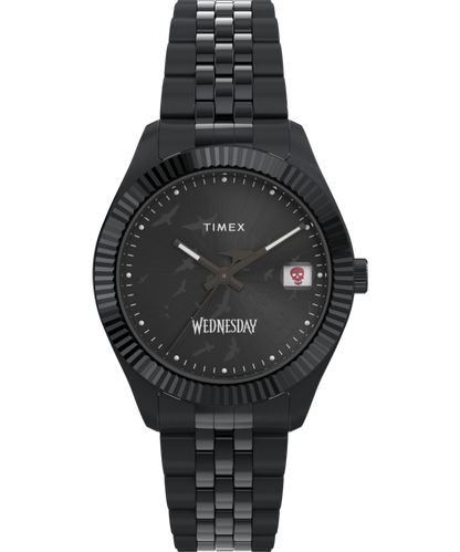 Timex Timex x Wednesday Timex Legacy 36mm Stainless Steel Bracelet Watch