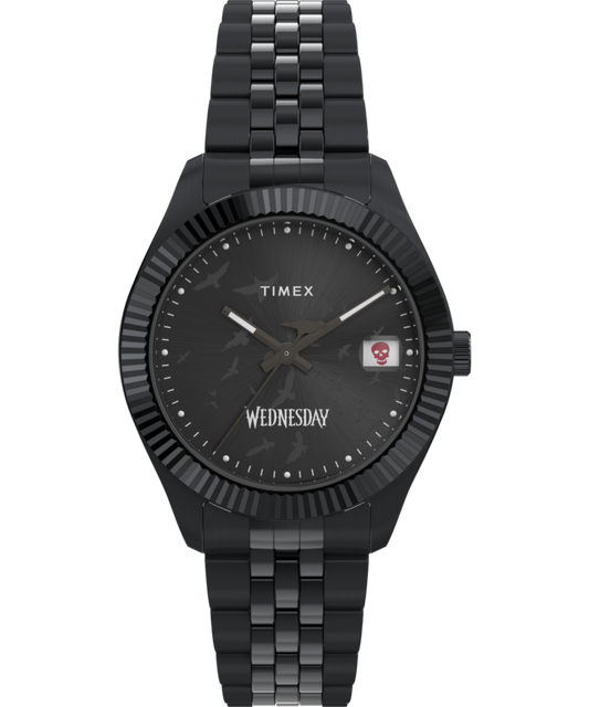 Timex Timex x Wednesday Timex Legacy 36mm Stainless Steel Bracelet Watch