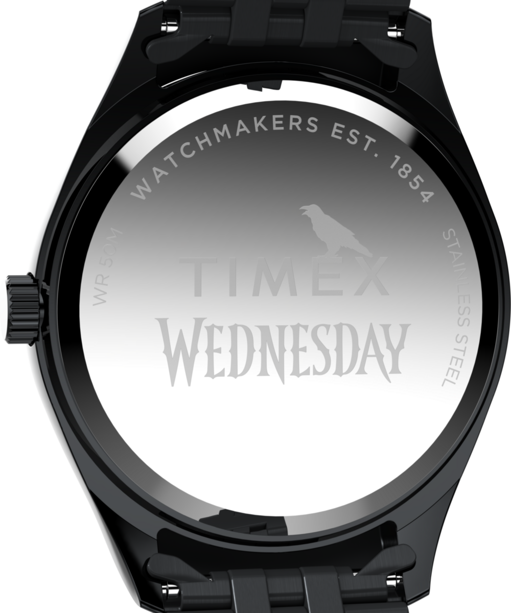 Timex Timex x Wednesday Timex Legacy 36mm Stainless Steel Bracelet Watch