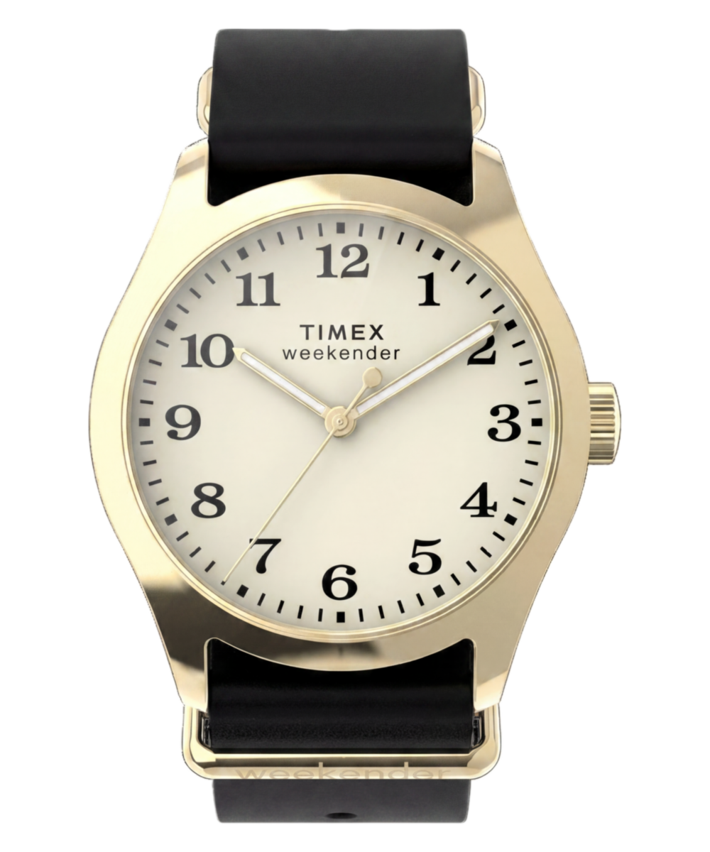 Timex Timex Weekender New England 34mm Leather Strap Watch
