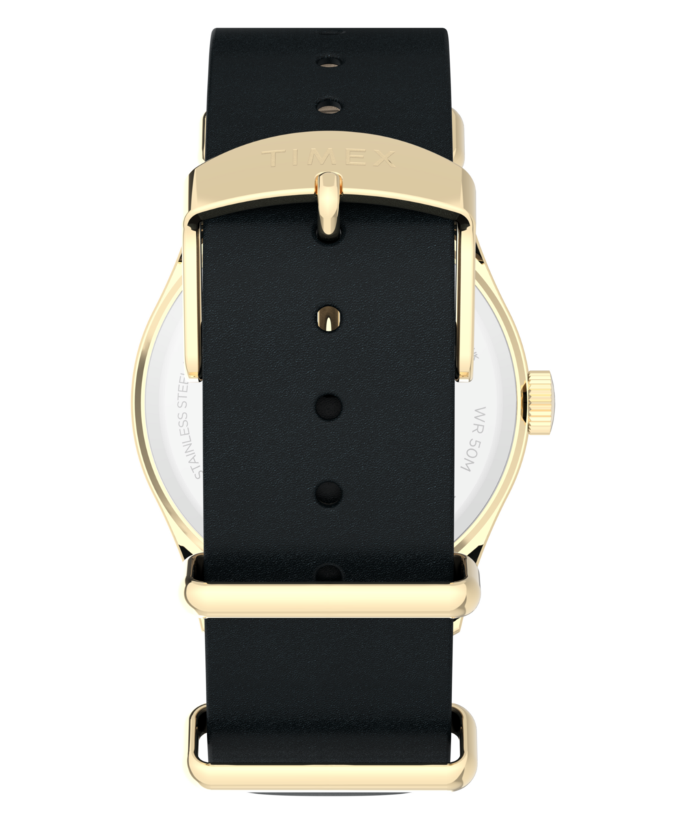 Timex Timex Weekender New England 34mm Leather Strap Watch