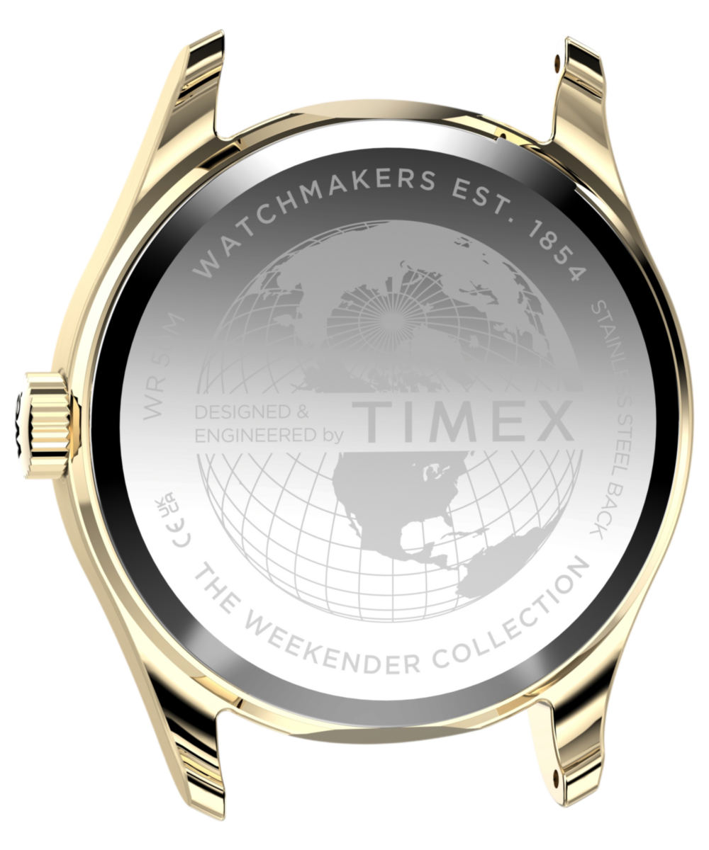 Timex Timex Weekender New England 34mm Leather Strap Watch