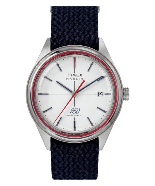 Timex Marlin Jet Automatic America 250 38mm Fabric Strap Watch