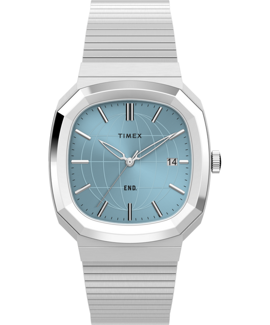 Timex END. x Timex 1981 Reissue Inspired 35mm Stainless Steel Bracelet Watch